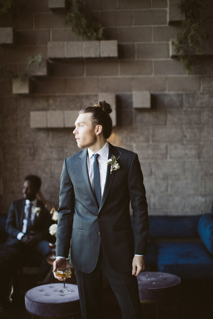 Glam cocktail party and groomsmen inspiration