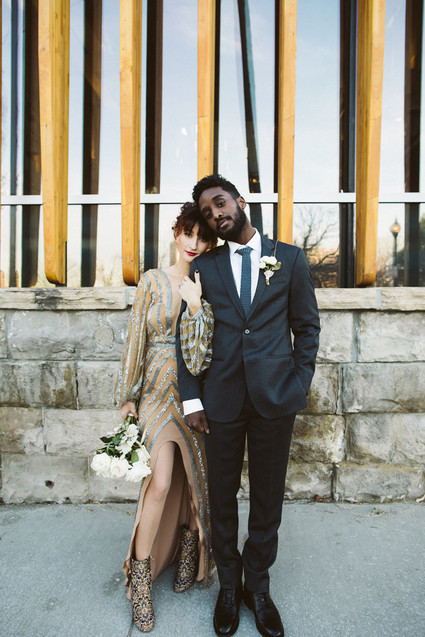 Glam cocktail party and groomsmen inspiration