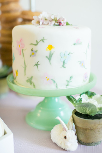 Bunny themed birthday party for spring