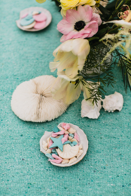 Sea themed backyard first birthday