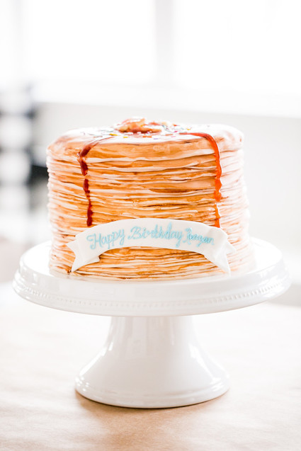 Pancake themed birthday party Inspiration