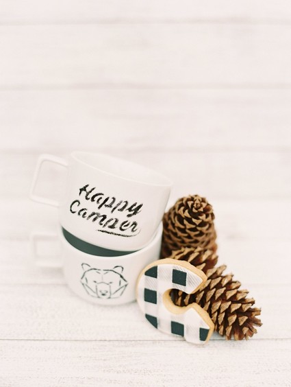 Modern camp themed 1st birthday party