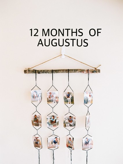 Modern camp themed 1st birthday party