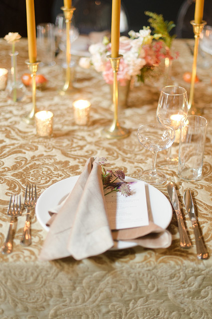 Romantic reception table Inspiration