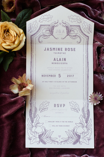 Custom wedding invitations