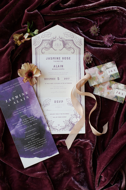 Custom wedding invitations