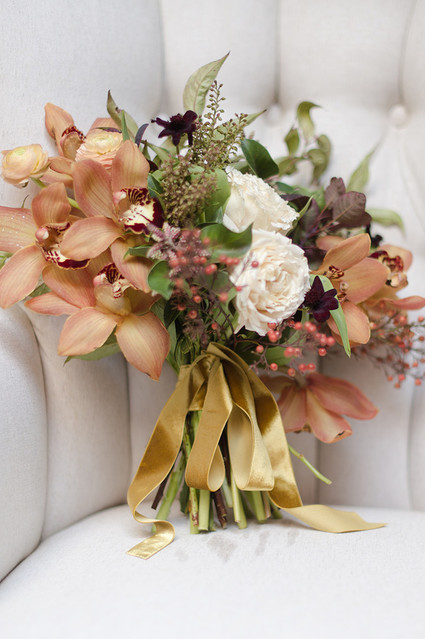 Winter bridal bouquet