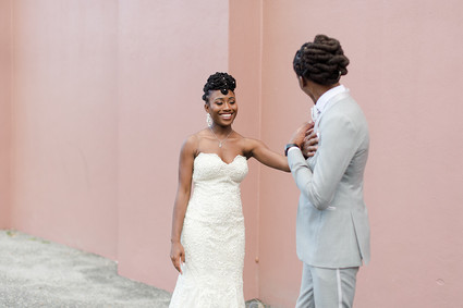 Wedding first look