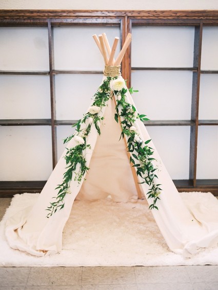 First birthday teepee