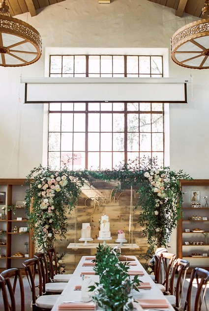Floral feminine Korean first birthday party in Los Angeles Inspiration
