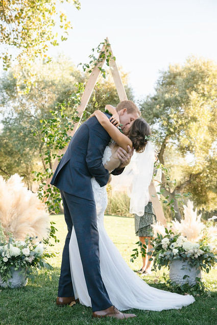 Rustic modern barn wedding at Greengate Ranch in SLO