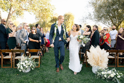 Rustic modern barn wedding at Greengate Ranch in SLO