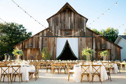 Rustic modern barn wedding at Greengate Ranch in SLO