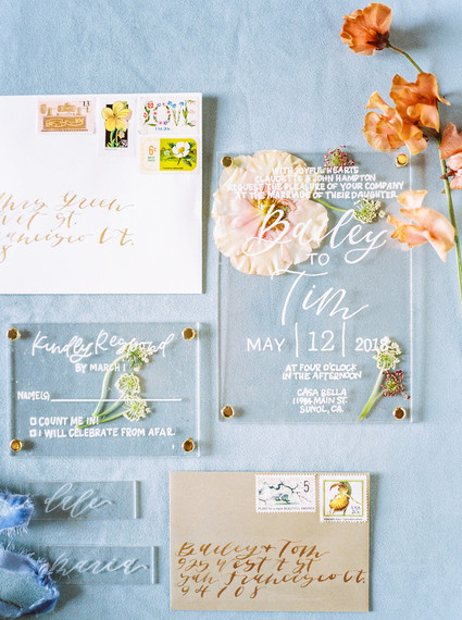 Glam spring garden wedding ideas