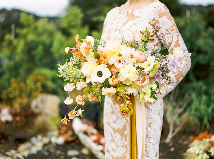 Glam spring garden wedding ideas