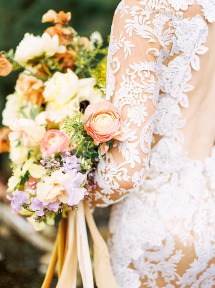 Glam spring garden wedding ideas