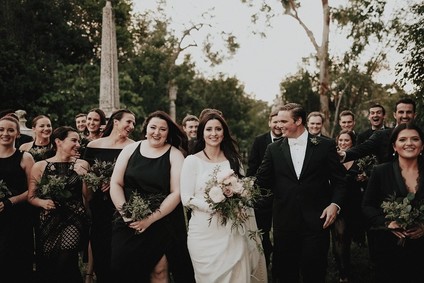 Nighttime wedding at Vizcaya Museum & Gardens in Miami