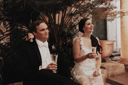 Nighttime wedding at Vizcaya Museum & Gardens in Miami