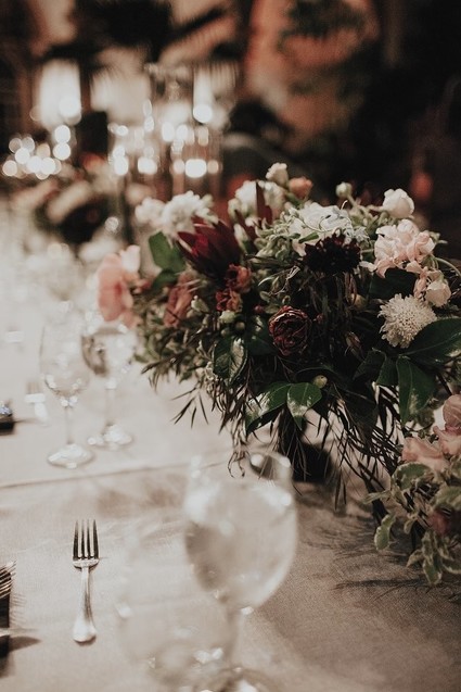 Nighttime wedding at Vizcaya Museum & Gardens in Miami