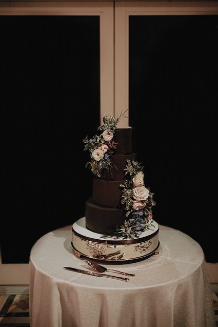 Nighttime wedding at Vizcaya Museum & Gardens in Miami