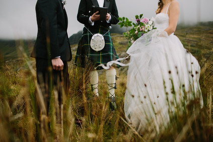 Elopement in the Scottish Highlands on the Isle of Skype