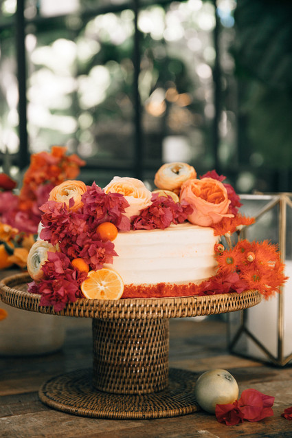 Bougainvillea inspired wedding at 5 Crowns restaurant in Corona Del Mar