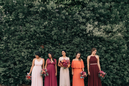 Bougainvillea inspired wedding at 5 Crowns restaurant in Corona Del Mar