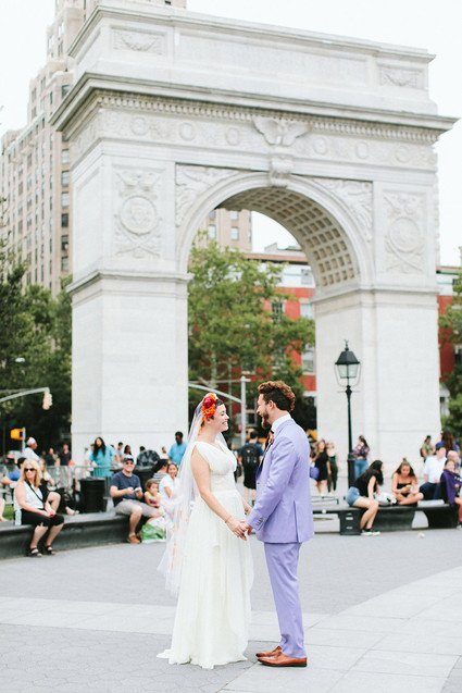 Butterfly themed spring wedding at Brooklyn Botanic Gardens