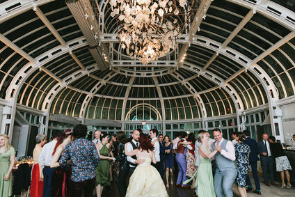 Butterfly themed spring wedding at Brooklyn Botanic Gardens