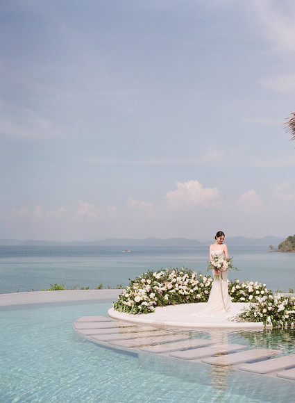 Elegant floral wedding ideas in Phuket Thailand Inspiration