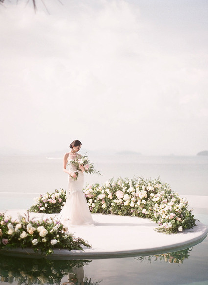 Elegant floral wedding ideas in Phuket Thailand