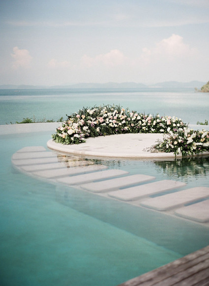 Elegant floral wedding ideas in Phuket Thailand Inspiration