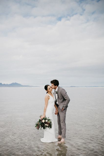Bonneville Salt Flats engagement session Inspiration