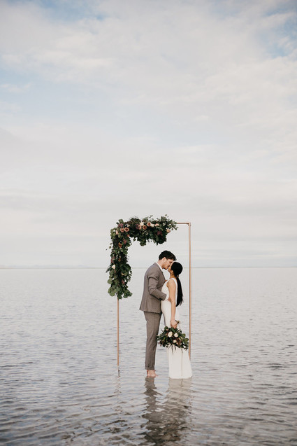 Bonneville Salt Flats engagement session Inspiration