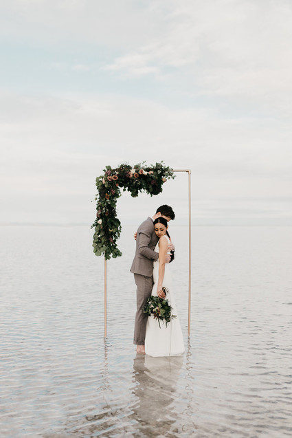 Bonneville Salt Flats engagement session Inspiration