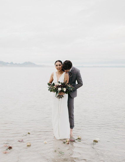 Bonneville Salt Flats engagement session Inspiration