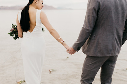 Bonneville Salt Flats engagement session