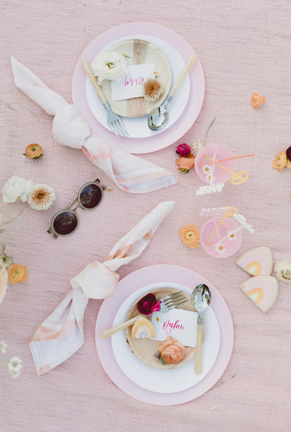 70's inspired earth day picnic from Beijos Events