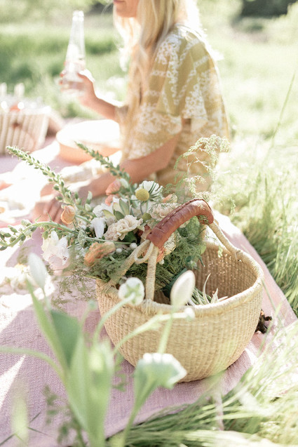 70's inspired earth day picnic from Beijos Events