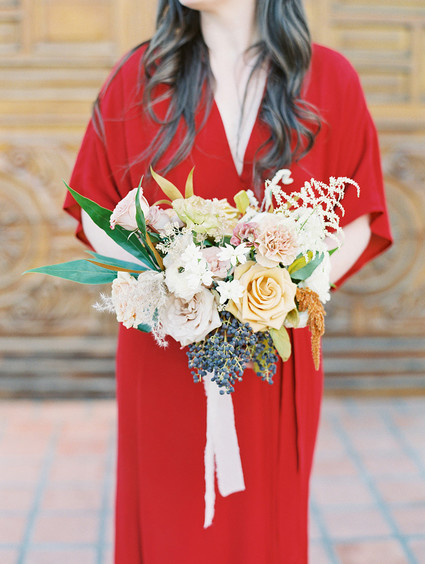 Romantic earth tone Palm Springs wedding by Amorology