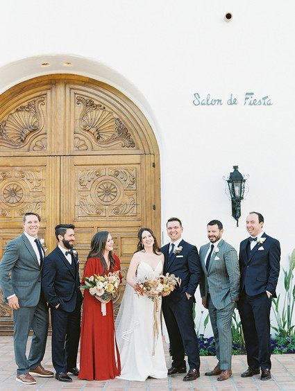 Romantic earth tone Palm Springs wedding by Amorology