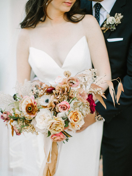 Romantic earth tone Palm Springs wedding by Amorology