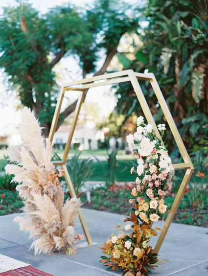 Romantic earth tone Palm Springs wedding by Amorology