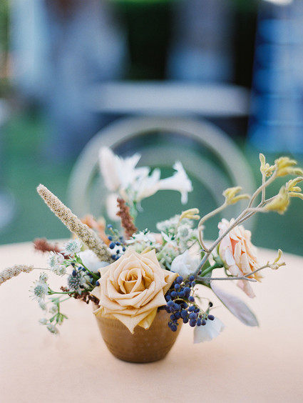 Romantic earth tone Palm Springs wedding by Amorology