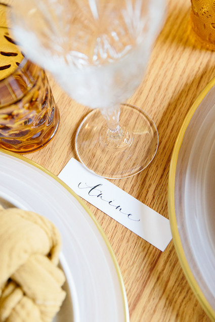 Ochre tabletop inspiration