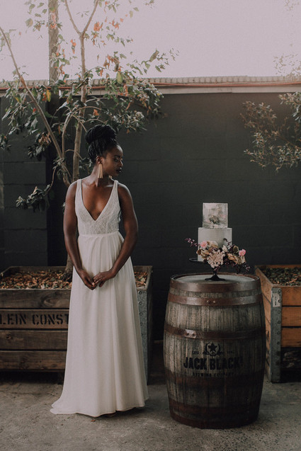 Moody urban brewery wedding ideas in Cape Town Inspiration