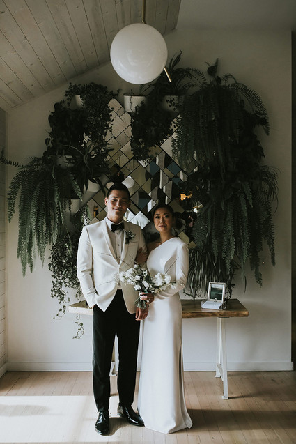 Moody minimalist spring wedding at The Ruby Street in Los Angeles