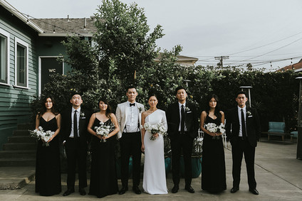 Moody minimalist spring wedding at The Ruby Street in Los Angeles