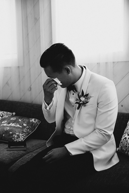 Moody minimalist spring wedding at The Ruby Street in Los Angeles