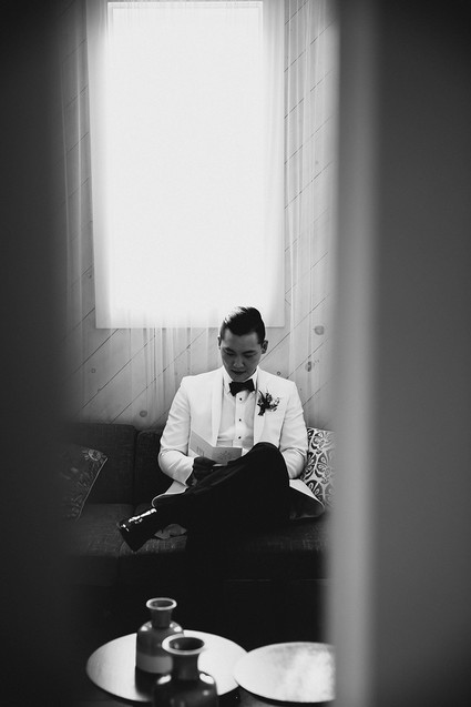 Moody minimalist spring wedding at The Ruby Street in Los Angeles